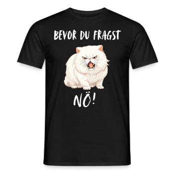 Irony Tshirt Funny Funny Humor Sarcasm Laughter - Men's T-Shirt - black - Front - AI Model Male 178 light (178cm)