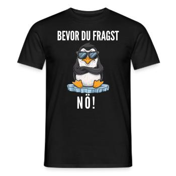 Irony Tshirt Funny Funny Humor Sarcasm Laughter - Men's T-Shirt - black - Front - AI Model Male 178 light (178cm)