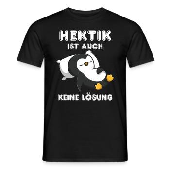 Irony Tshirt Funny Funny Humor Sarcasm Laughter - Men's T-Shirt - black - Front - AI Model Male 178 light (178cm)