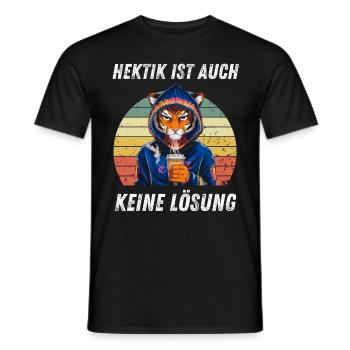 Ironie Tshirt Lustig Witzig Humor Sarkasmus Lachen - Männer T-Shirt - Schwarz - Vorne - AI Model Male 178 light (178cm)