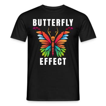 Techno Gift Rave Festival Party Music Tekk EDM - Men's T-Shirt - black - Front - AI Model Male 178 light (178cm)