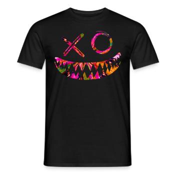Techno Cadeau Rave Festival Fête Musique Tekk EDM - T-shirt homme - noir - Devant - AI Model Male 178 light (178cm)