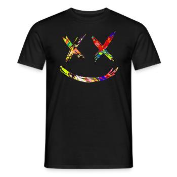 Techno Cadeau Rave Festival Fête Musique Tekk EDM - T-shirt homme - noir - Devant - AI Model Male 178 light (178cm)