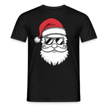 Weihnachtsmann Santa Claus Christmas Weihnachten - Männer T-Shirt - Schwarz - Vorne - AI Model Male 178 light (178cm)