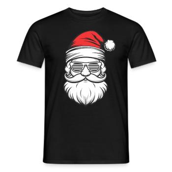 Weihnachtsmann Santa Claus Christmas Weihnachten - Männer T-Shirt - Schwarz - Vorne - AI Model Male 178 light (178cm)