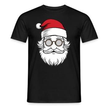 Weihnachtsmann Santa Claus Christmas Weihnachten - Männer T-Shirt - Schwarz - Vorne - AI Model Male 178 light (178cm)