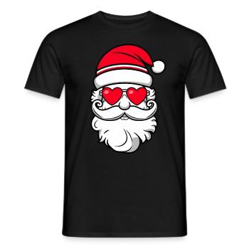 Weihnachtsmann Santa Claus Christmas Weihnachten - Männer T-Shirt - Schwarz - Vorne - AI Model Male 178 light (178cm)