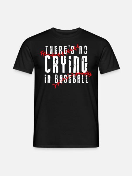 Baseball Sport Baseballspieler Pitcher Catcher USA - Männer T-Shirt - Schwarz