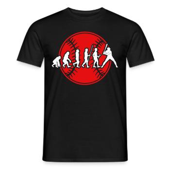 Baseball Sport Baseballspieler Pitcher Catcher USA - Männer T-Shirt - Schwarz - Vorne - AI Model Male 178 light (178cm)