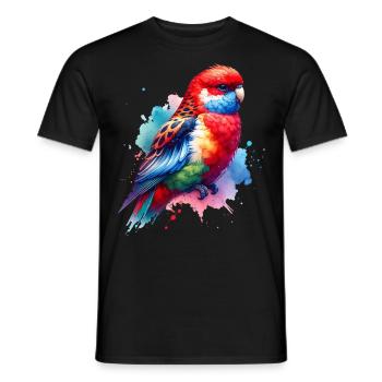 Rosella Gift - Men's T-Shirt - black - Front - AI Model Male 178 light (178cm)