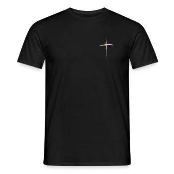 Jesus Christ Christian Christianity God Bible - Men's T-Shirt - black - Front - AI Model Male 178 light (178cm)
