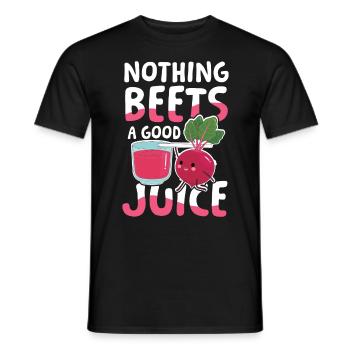 Nothing beets a good juice für einen - Männer T-Shirt - Schwarz - Vorne - AI Model Male 178 light (178cm)