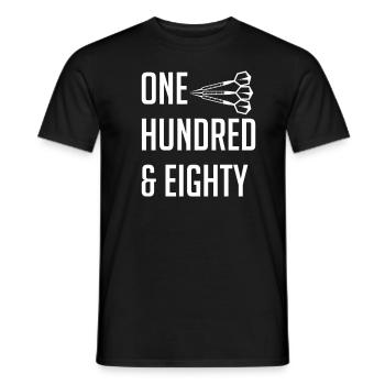 Dart Gift Dartboard Darts Player Bullseye - Men's T-Shirt - black - Front - AI Model Male 178 light (178cm)