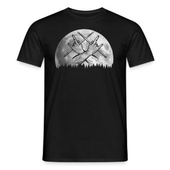 Tambours Tambours Baguette Batteur Musique Groupe Rock - T-shirt homme - noir - Devant - AI Model Male 178 light (178cm)