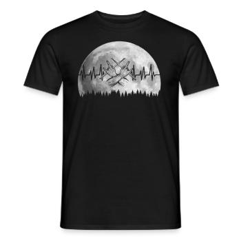 Tambours Baguettes Tambours Batteur Musique Groupe Rock - T-shirt homme - noir - Devant - AI Model Male 178 light (178cm)