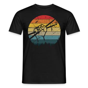 Tambours Baguettes Tambours Batteur Musique Groupe Rock - T-shirt homme - noir - Devant - AI Model Male 178 light (178cm)