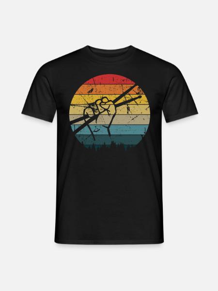 Drums Drumstick Schlagzeug Drummer Musik Band Rock - Männer T-Shirt - Schwarz