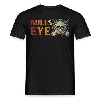 Dart Gift Dartboard Darts Player Bullseye - Men's T-Shirt - black - Front - AI Model Male 178 light (178cm)