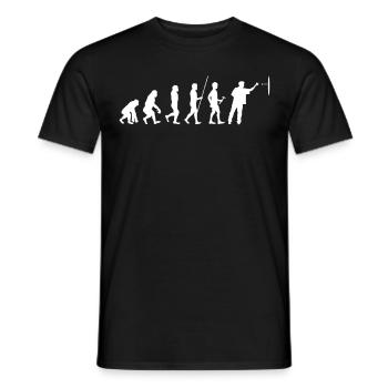 Dart Gift Dartboard Darts Player Bullseye - Men's T-Shirt - black - Front - AI Model Male 178 light (178cm)