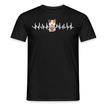 Bubble Tea Boba BubbleTea Kawaii Japan Tea Kpop - Männer T-Shirt - Schwarz - Vorne - AI Model Male 178 light (178cm)