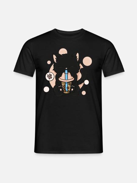Bubble Tea Boba BubbleTea Kawaii Japan Tea Kpop - Männer T-Shirt - Schwarz