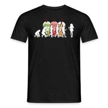 Bubble Tea Boba BubbleTea Kawaii Japan Tea Kpop - Männer T-Shirt - Schwarz - Vorne - AI Model Male 178 light (178cm)