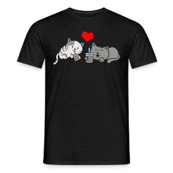 Bubble Tea Boba BubbleTea Kawaii Japan Tea Kpop - Men's T-Shirt - black - Front - AI Model Male 178 light (178cm)