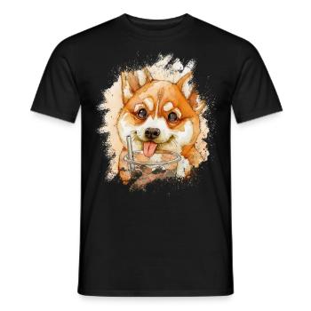 Bubble Tea Boba BubbleTea Kawaii Japan Tea Kpop - Men's T-Shirt - black - Front - AI Model Male 178 light (178cm)