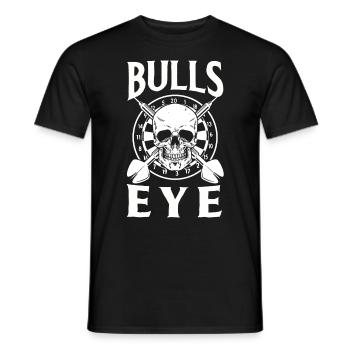 Cadeau de fléchettes Jeu de fléchettes Bullseye - T-shirt homme - noir - Devant - AI Model Male 178 light (178cm)