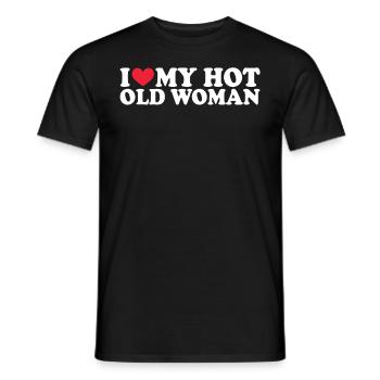 Girlfriend Girlfriend Relationship Couple Love Couple - Men's T-Shirt - black - Front - AI Model Male 178 light (178cm)