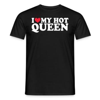 Girlfriend Girlfriend Relationship Couple Love Couple - Men's T-Shirt - black - Front - AI Model Male 178 light (178cm)