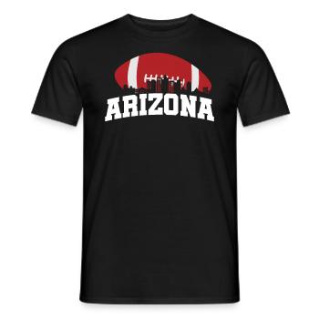Arizona State Sedona Phoenix Grand Canyon AZ - Men's T-Shirt - black - Front - AI Model Male 178 light (178cm)