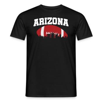 Arizona State Sedona Phoenix Grand Canyon AZ - Men's T-Shirt - black - Front - AI Model Male 178 light (178cm)