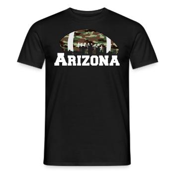 Arizona State Sedona Phoenix Grand Canyon AZ - Men's T-Shirt - black - Front - AI Model Male 178 light (178cm)