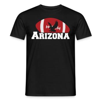Arizona State Sedona Phoenix Grand Canyon AZ - Men's T-Shirt - black - Front - AI Model Male 178 light (178cm)