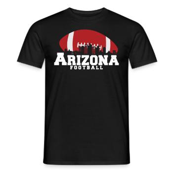 Arizona State Sedona Phoenix Grand Canyon AZ - Men's T-Shirt - black - Front - AI Model Male 178 light (178cm)