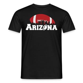Arizona State Sedona Phoenix Grand Canyon AZ - Men's T-Shirt - black - Front - AI Model Male 178 light (178cm)