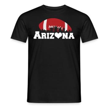Arizona State Sedona Phoenix Grand Canyon AZ - Men's T-Shirt - black - Front - AI Model Male 178 light (178cm)