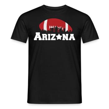 Arizona State Sedona Phoenix Grand Canyon AZ - Men's T-Shirt - black - Front - AI Model Male 178 light (178cm)
