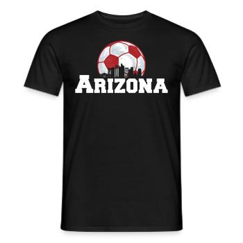 Arizona State Sedona Phoenix Grand Canyon AZ - Men's T-Shirt - black - Front - AI Model Male 178 light (178cm)