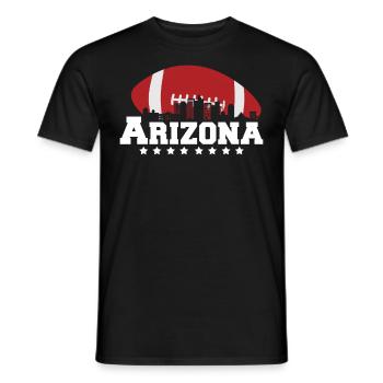Arizona State Sedona Phoenix Grand Canyon AZ - Men's T-Shirt - black - Front - AI Model Male 178 light (178cm)