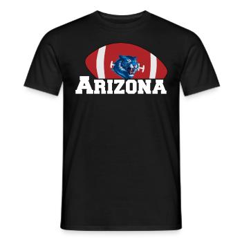 Arizona State Sedona Phoenix Grand Canyon AZ - Men's T-Shirt - black - Front - AI Model Male 178 light (178cm)