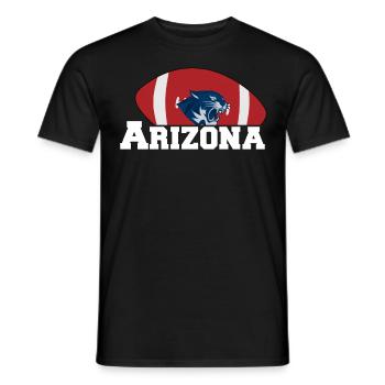Arizona State Sedona Phoenix Grand Canyon AZ - Men's T-Shirt - black - Front - AI Model Male 178 light (178cm)