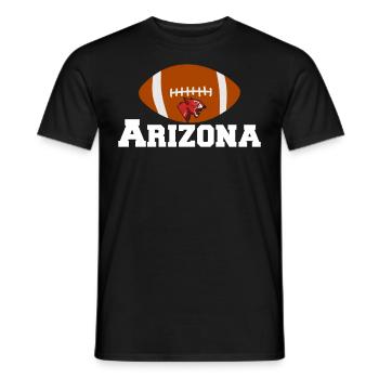 Arizona State Sedona Phoenix Grand Canyon AZ - Men's T-Shirt - black - Front - AI Model Male 178 light (178cm)