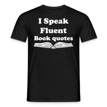 Livre Livres Bibliothèque Lecture Littérature Lire Livres - T-shirt homme - noir - Devant - AI Model Male 178 light (178cm)