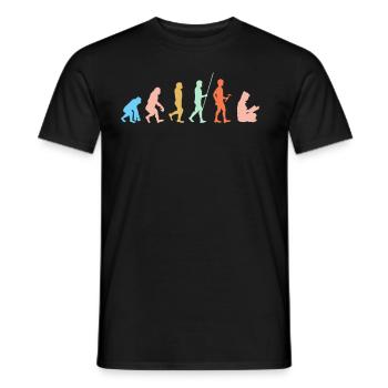 Buch Bücher Bibliothek Literatur Lesen Read Books - Männer T-Shirt - Schwarz - Vorne - AI Model Male 178 light (178cm)