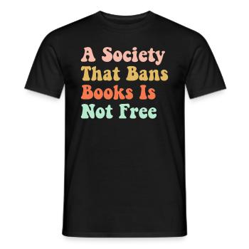 Buch Bücher Bibliothek Literatur Lesen Read Books - Männer T-Shirt - Schwarz - Vorne - AI Model Male 178 light (178cm)