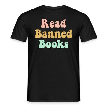 Buch Bücher Bibliothek Literatur Lesen Read Books - Männer T-Shirt - Schwarz - Vorne - AI Model Male 178 light (178cm)