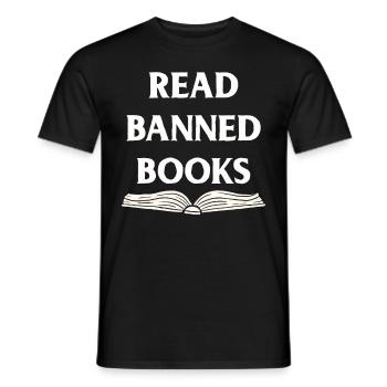 Buch Bücher Bibliothek Literatur Lesen Read Books - Männer T-Shirt - Schwarz - Vorne - AI Model Male 178 light (178cm)