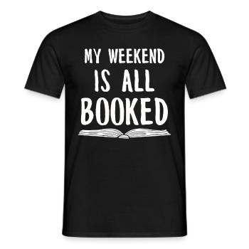 Buch Bücher Bibliothek Literatur Lesen Read Books - Männer T-Shirt - Schwarz - Vorne - AI Model Male 178 light (178cm)
